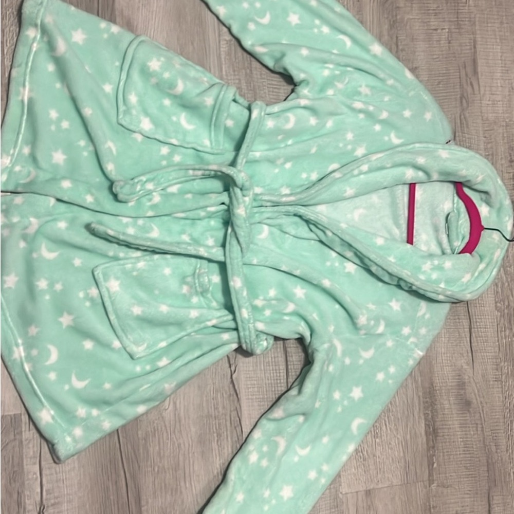 Just Be Mint Green Plush Robe